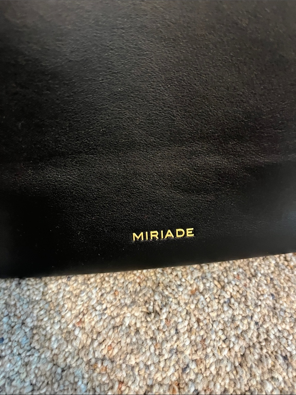 Brand new! Never used!Muriade Black Leather shoulder purse with Drawstring Pouch - Picture 4 of 8